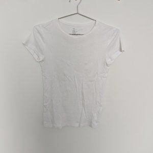 Gap The Modern Crew Tee, White, Women's S Petite